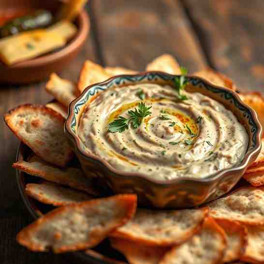 Easy Kashk-e Bademjan - Creamy Persian Eggplant Dip Recipe